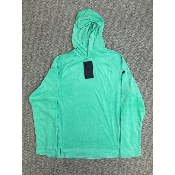 Men’s Fabletics Terry Hoodie,Top,Shorts Set Mint / $200 Retail!! / Size S / NWT - Picture 5 of 11
